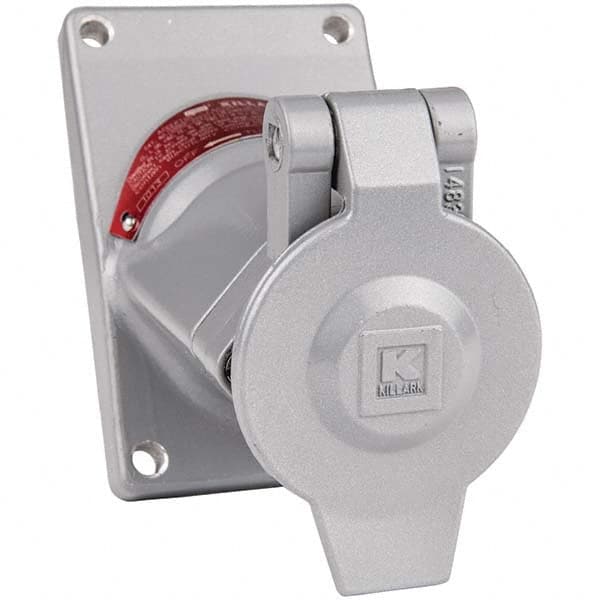 Hubbell Killark - Straight Blade Receptacles Receptacle Type: Single Receptacle Grade: Industrial - Eagle Tool & Supply