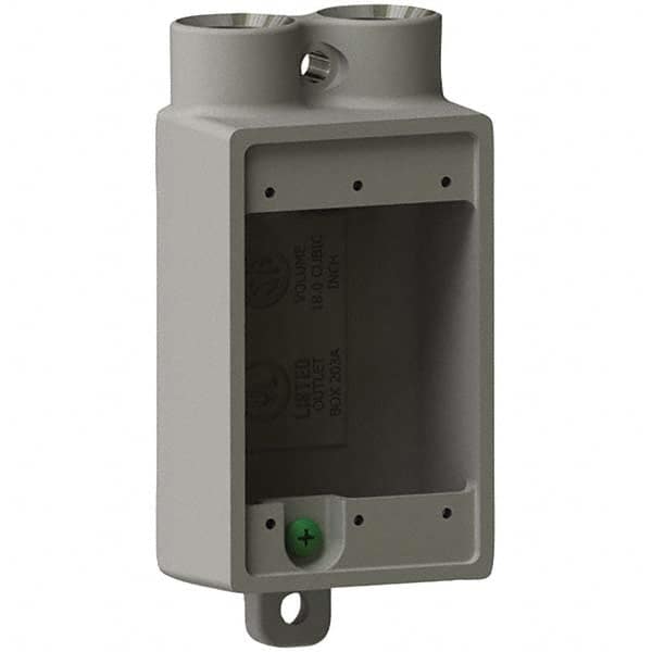 Hubbell Killark - Electrical Outlet Boxes & Switch Boxes Enclosure Type: Device Box Enclosure Shape: Rectangle - Eagle Tool & Supply