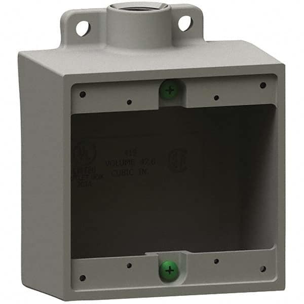 Hubbell Killark - Electrical Outlet Boxes & Switch Boxes Enclosure Type: Device Box Enclosure Shape: Square - Eagle Tool & Supply