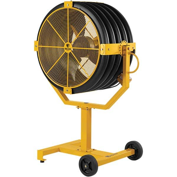 Big Ass Fans - Yellow Jacket, 30" OAW Mobile Pedestal Fan - Eagle Tool & Supply