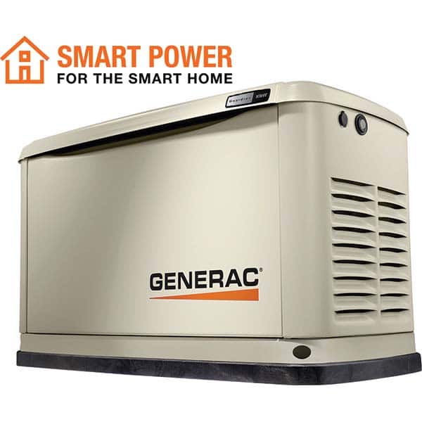 Generac Power - Standby Power Generators Generator Type: Air Cooled Fuel Type: Natural Gas; Liquid Propane (LP) - Eagle Tool & Supply