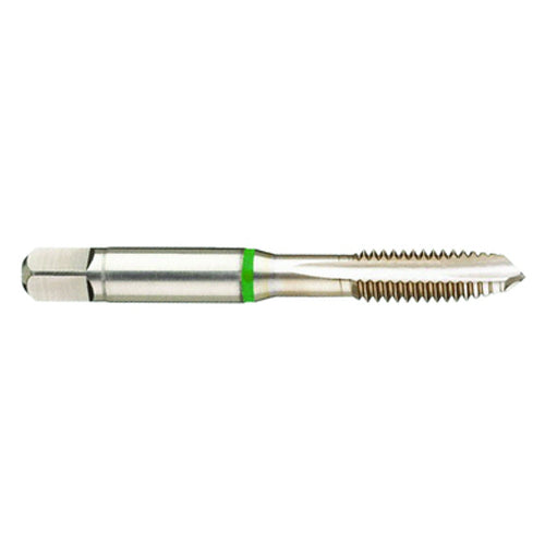 ‎5-40 3FL 2B Cobalt Spiral Point Plug Green Ring Tap-Bright Finish - Eagle Tool & Supply