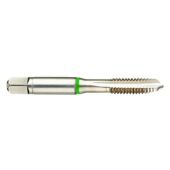 ‎5-40 3FL 2B Cobalt Spiral Point Plug Green Ring Tap-Bright Finish - Eagle Tool & Supply