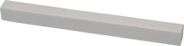 Norton - 220 Grit Aluminum Oxide Square Dressing Stick - 6 x 1/2 x 1/2, Very Fine Grade, Vitrified Bond - Eagle Tool & Supply