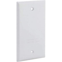 Hubbell-Raco - Weatherproof Box Covers Cover Shape: Rectangle Number of Holes in Outlet: 0 - Eagle Tool & Supply