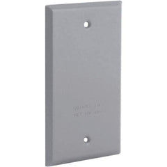 Hubbell-Raco - Weatherproof Box Covers Cover Shape: Rectangle Number of Holes in Outlet: 0 - Eagle Tool & Supply