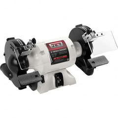 Jet - Bench Grinders & Buffers Machine Type: Bench Grinder Wheel Diameter (Inch): Accepts 8 - Eagle Tool & Supply