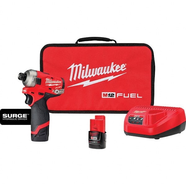 Milwaukee Tool - Impact Drivers Power Type: Cordless Voltage: 12 - Eagle Tool & Supply