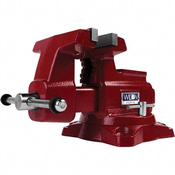 Wilton - Bench & Pipe Combination Vises Jaw Width (Inch): 6-1/2 Jaw Opening Capacity (Inch): 6-1/4 - Eagle Tool & Supply