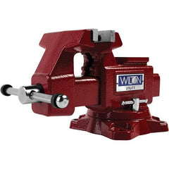 Wilton - Bench & Pipe Combination Vises Jaw Width (Inch): 4-1/2 Jaw Opening Capacity (Inch): 4 - Eagle Tool & Supply