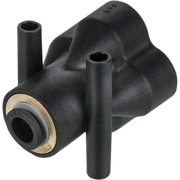 Legris - Plastic Push-To-Connect Tube Fittings Type: Union Y Tube Outside Diameter (Inch): 5/32 - Eagle Tool & Supply
