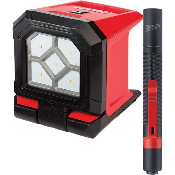 Milwaukee Tool - Cordless Work Lights Voltage: 18 Run Time: Up to 20 hours - Eagle Tool & Supply