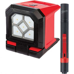 Milwaukee Tool - Cordless Work Lights Voltage: 18 Run Time: Up to 20 hours - Eagle Tool & Supply