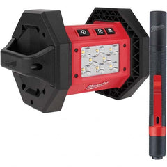 Milwaukee Tool - Cordless Work Lights Voltage: 18 Run Time: 3 hrs. - Eagle Tool & Supply