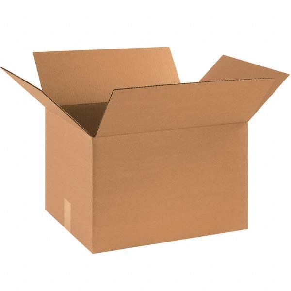 Made in USA - Pack of (25), 14" Wide x 18" Long x 12" High Corrugated Shipping Boxes - Eagle Tool & Supply