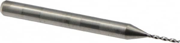 M.A. Ford - #68, 130° Drill Point, 1/8" Shank Diam, Fast Spiral Circuit Board Drill Bit - Eagle Tool & Supply
