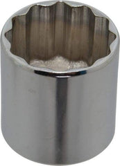 Proto - 1-5/16", 1/2" Drive, Standard Hand Socket - 12 Points, 1-55/64" OAL, Chrome Vanadium, Chrome Finish - Eagle Tool & Supply