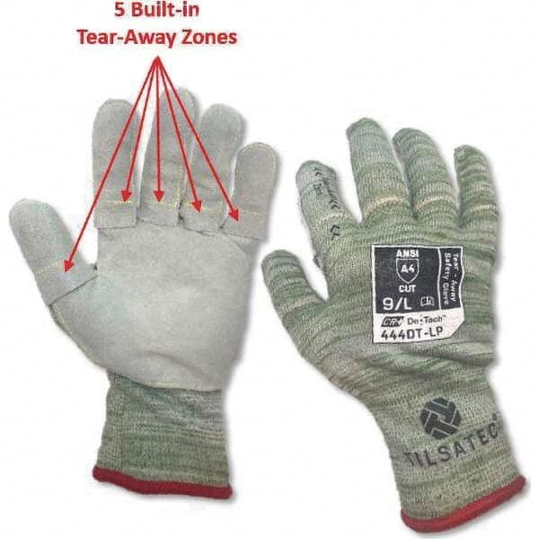 Tilsatec - Size 2XL (11), ANSI Cut Lvl A4, Puncture Lvl 4, Abrasion Lvl 4, Cut & Puncture Resistant Gloves - Eagle Tool & Supply
