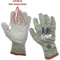 Tilsatec - Size 2XL (11), ANSI Cut Lvl A4, Puncture Lvl 4, Abrasion Lvl 4, Cut & Puncture Resistant Gloves - Eagle Tool & Supply