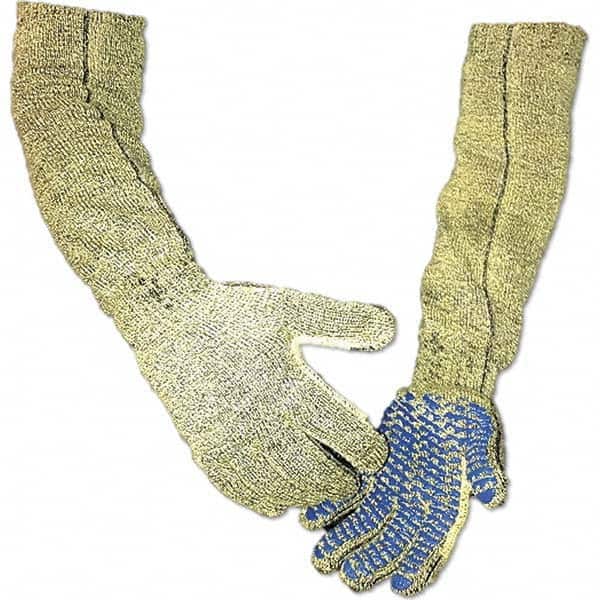 Tilsatec - Size M (8), ANSI Cut Lvl A9, Abrasion Lvl 3, PVC Coated Cut & Puncture Resistant Gloves - Eagle Tool & Supply