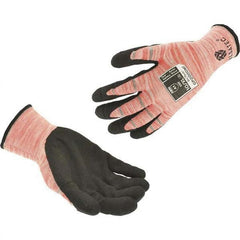Tilsatec - Size XS (6), ANSI Cut Lvl A1, Puncture Lvl 2, Abrasion Lvl 4, Micro-Foam Nitrile Coated Cut & Puncture Resistant Gloves - Eagle Tool & Supply