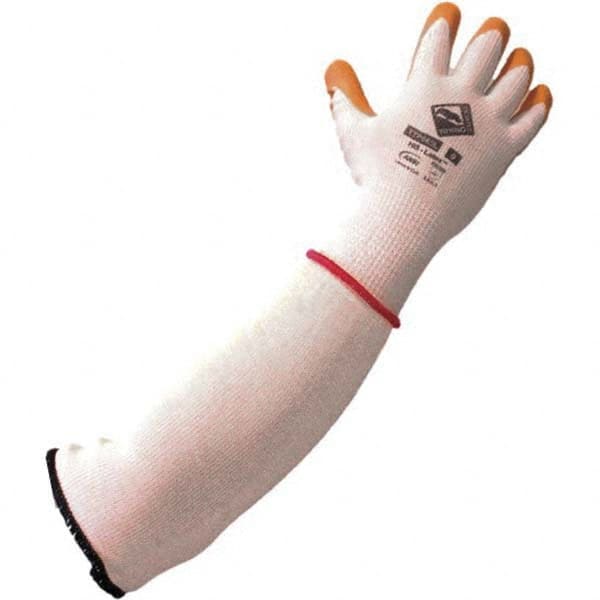 Tilsatec - Size L (9), ANSI Cut Lvl A9, Puncture Lvl 4, Abrasion Lvl 4, Latex Coated Cut & Puncture Resistant Gloves - Eagle Tool & Supply