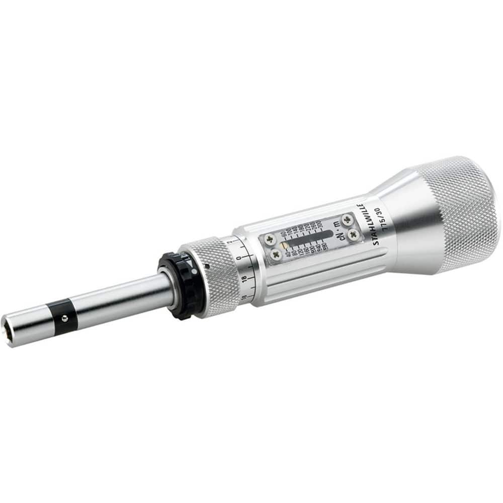 Torque Limiting Screwdrivers; Type: Mechanical; Tip Type: Torx; Minimum Torque: 0; Maximum Torque: 3.0000; Drive Size: 1/4 in; Torque Adjustability: Adjustable; Overall Length (Inch): 6-1/4 in; Accuracy: 6%; Body Material: Steel; Blade Width (Inch): 5/16