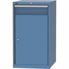 LISTA - 1 Drawer, 99 Compartment Bright Blue Steel Modular Storage Cabinet - Eagle Tool & Supply
