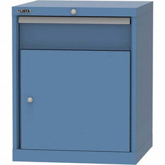 LISTA - 1 Drawer, 84 Compartment Bright Blue Steel Modular Storage Cabinet - Eagle Tool & Supply