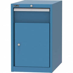 LISTA - 1 Drawer, 45 Compartment Bright Blue Steel Modular Storage Cabinet - Eagle Tool & Supply