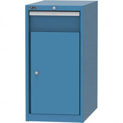 LISTA - 1 Drawer, 45 Compartment Bright Blue Steel Modular Storage Cabinet - Eagle Tool & Supply