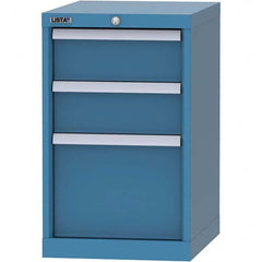 LISTA - 2 Drawer, 216 Compartment Bright Blue Steel Modular Storage Cabinet - Eagle Tool & Supply