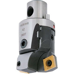 Techniks - Size D22, 0.945" Min Diam, Right Hand Modular Boring Cutting Unit Head - Eagle Tool & Supply