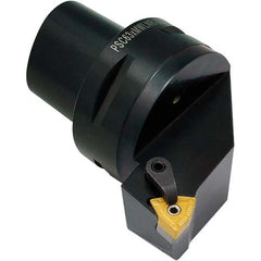 Techniks - Size C6 65mm External Left Hand Modular Turning & Profiling Cutting Unit Head - Eagle Tool & Supply