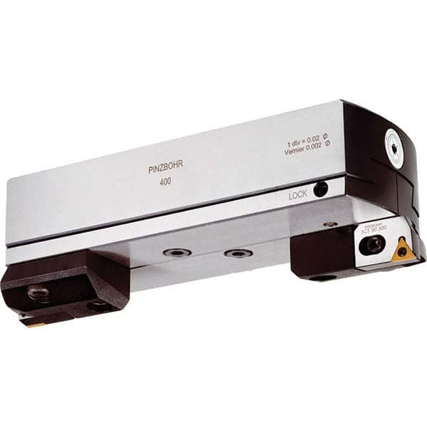 Techniks - Size D300, 8.661" Min Diam, Right Hand Modular Boring Cutting Unit Head - Eagle Tool & Supply
