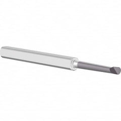 Criterion - 0.08" Min Bore Diam, 1/2" Max Bore Depth, 1/8" Shank Diam, Boring Bar - Eagle Tool & Supply