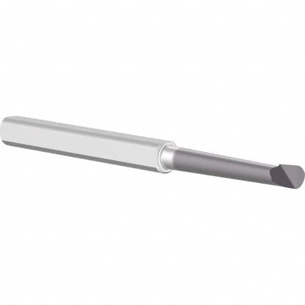 Criterion - 0.1" Min Bore Diam, 3/5" Max Bore Depth, 1/8" Shank Diam, Boring Bar - Eagle Tool & Supply