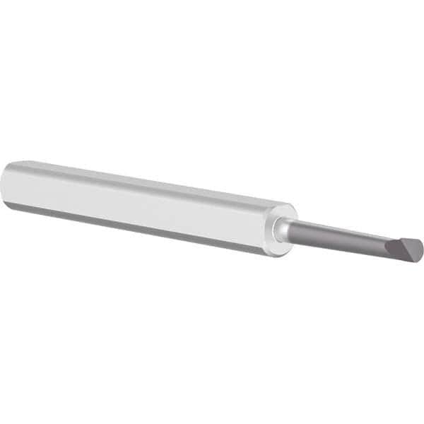 Criterion - 0.12" Min Bore Diam, 3/4" Max Bore Depth, 1/4" Shank Diam, Boring Bar - Eagle Tool & Supply