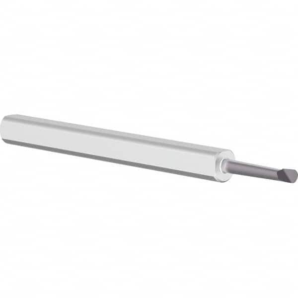 Criterion - 0.06" Min Bore Diam, 0.3" Max Bore Depth, 1/8" Shank Diam, Boring Bar - Eagle Tool & Supply