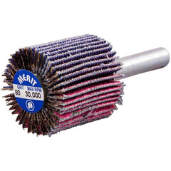 Merit Abrasives - Mounted Flap Wheels Abrasive Type: Coated Outside Diameter (Inch): 1 - Eagle Tool & Supply