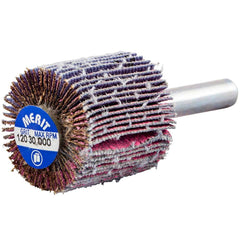 Merit Abrasives - Mounted Flap Wheels Abrasive Type: Coated Outside Diameter (Inch): 1 - Eagle Tool & Supply
