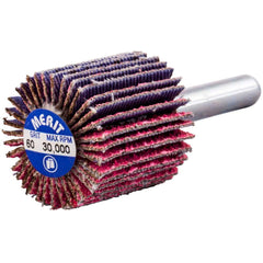 Merit Abrasives - Mounted Flap Wheels Abrasive Type: Coated Outside Diameter (Inch): 1 - Eagle Tool & Supply