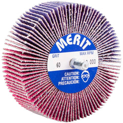 Merit Abrasives - 3 x 1" 60 Grit Ceramic Alumina Unmounted Flap Wheel - Eagle Tool & Supply