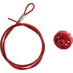 Brady - Cable Lockouts Cable Length (Feet): 4.917 Number of Lockout Points: 8 - Eagle Tool & Supply