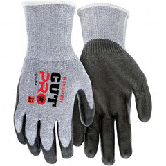 MCR Safety - Size L, ANSI Cut Lvl A4, Polyurethane Coated Cut Resistant Gloves - Eagle Tool & Supply