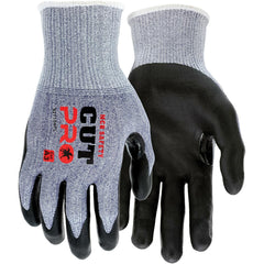 MCR Safety - Size XL, ANSI Cut Lvl A3, Puncture Lvl 4, Abrasion Lvl 4, Nitrile Coated Cut & Puncture Resistant Gloves - Eagle Tool & Supply