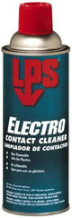 LPS - 14 Ounce Aerosol Contact Cleaner - 22 kV Dielectric Strength, Nonflammable, Plastic Safe - Eagle Tool & Supply