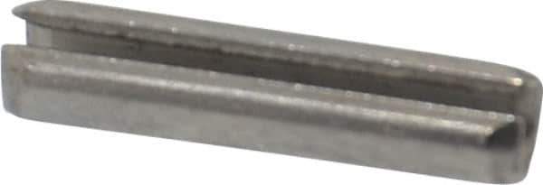 Value Collection - 1/8" Diam x 1/2" Long Slotted Spring Pin - Grade 18-8 Stainless Steel - Eagle Tool & Supply
