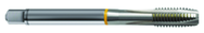 1-1/4-12 2B 4-Flute Cobalt Yellow Ring Spiral Point Plug Tap-Bright - Eagle Tool & Supply