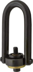 Jergens - 2,500 Lb Load Capacity Safety Engineered Center Pull Hoist Ring - 28 Ft/Lb Torque, 1/2 - 13 Thread, Alloy Steel - Eagle Tool & Supply